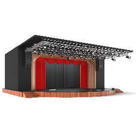 3D model Full Theater Stage